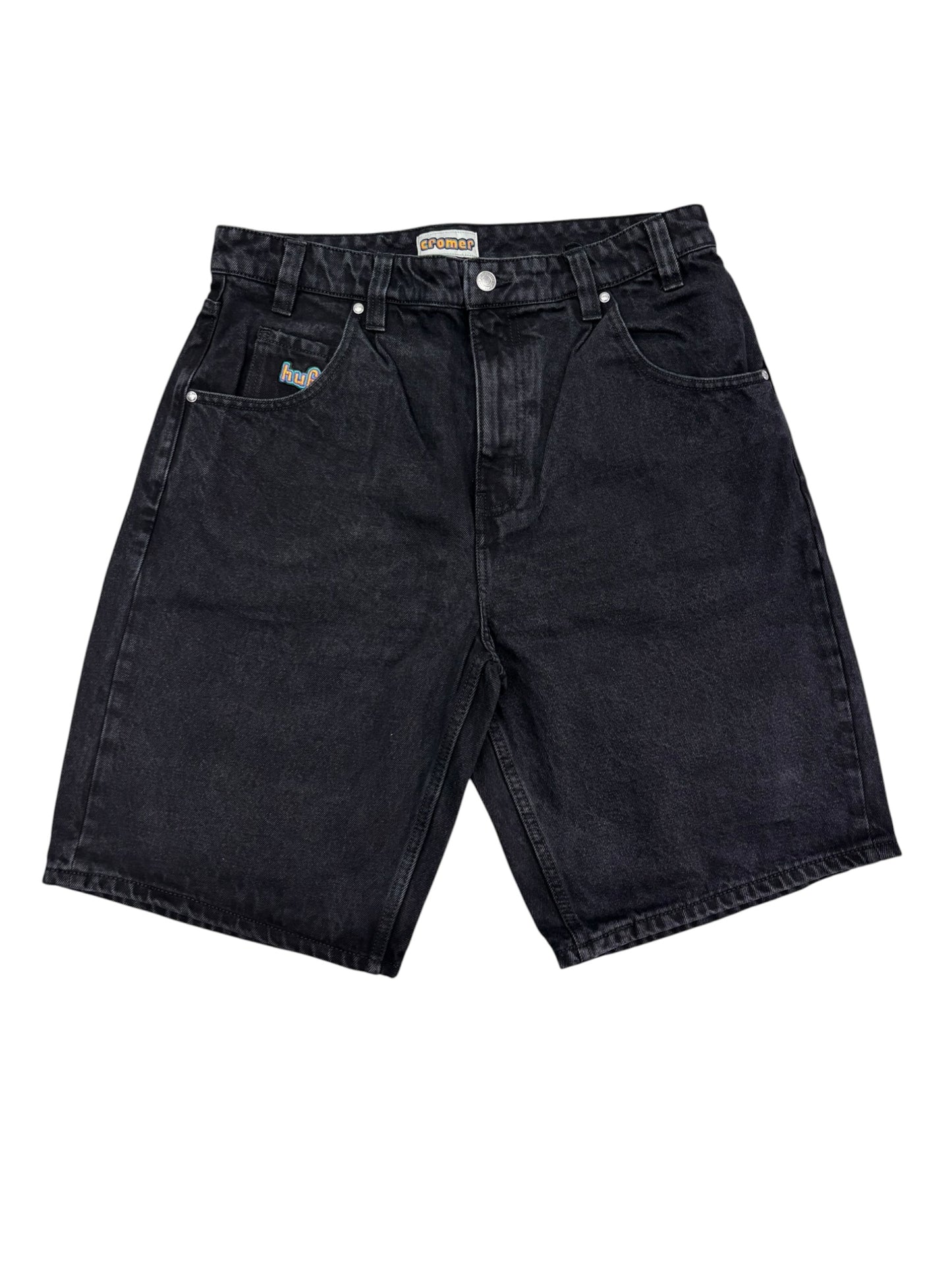 HUF Cromer Short- Washed Black
