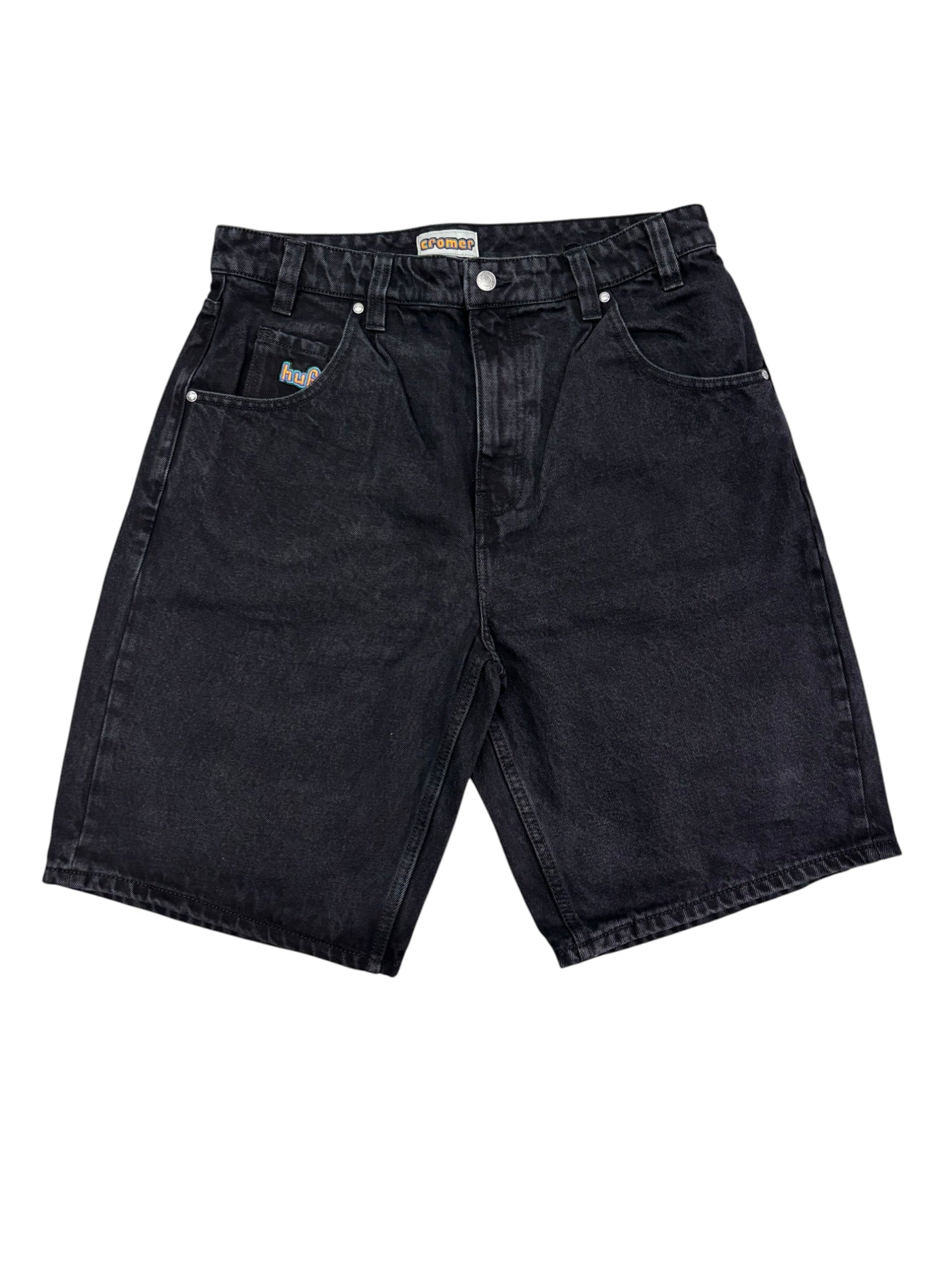 HUF Cromer Short- Washed Black
