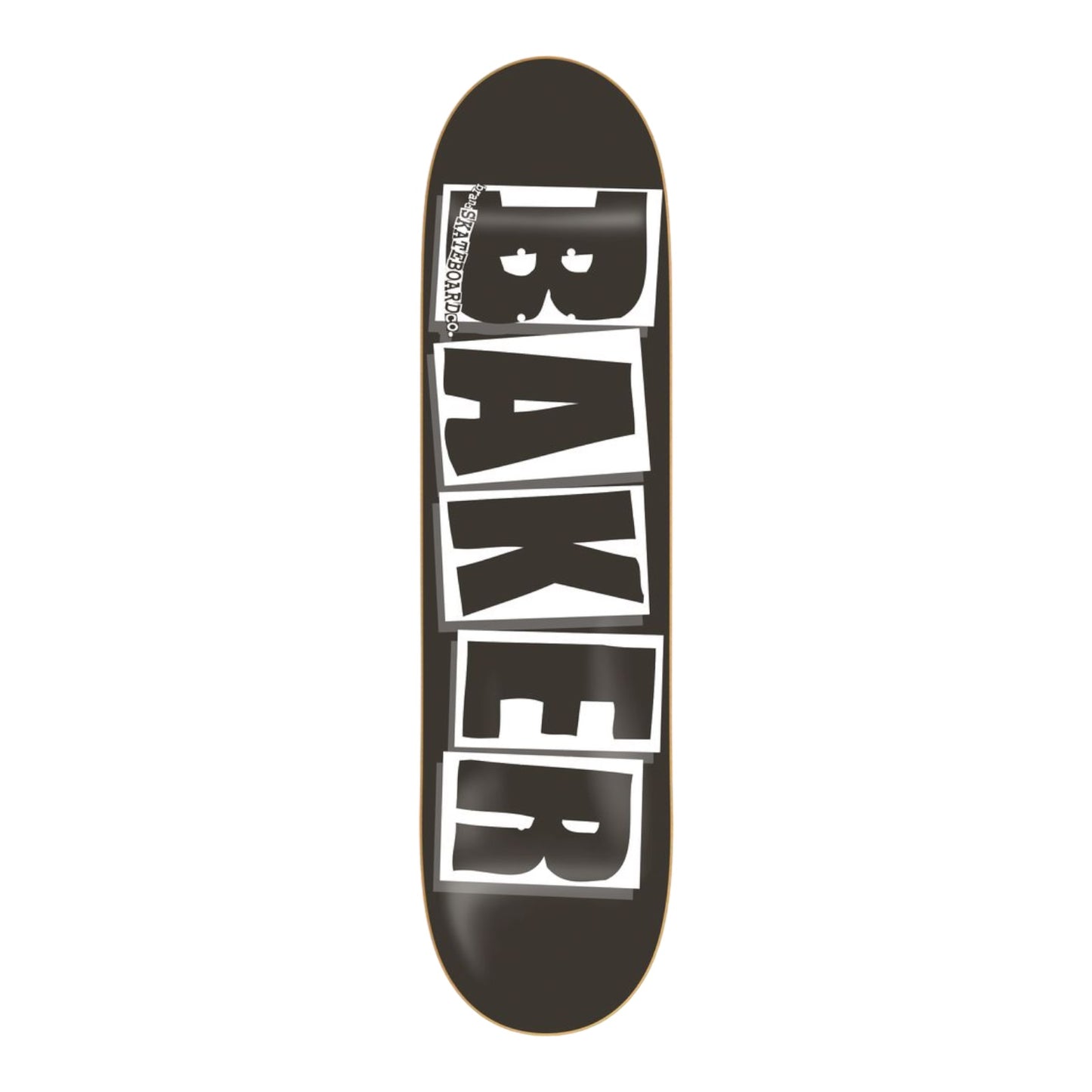 Baker Brand Logo Black/White Deck FRONT