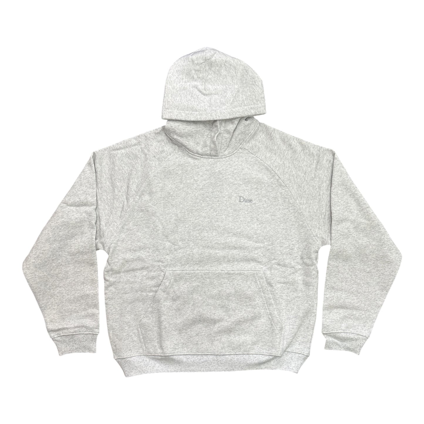 Dime Classic Small Logo Hoodie- Ash