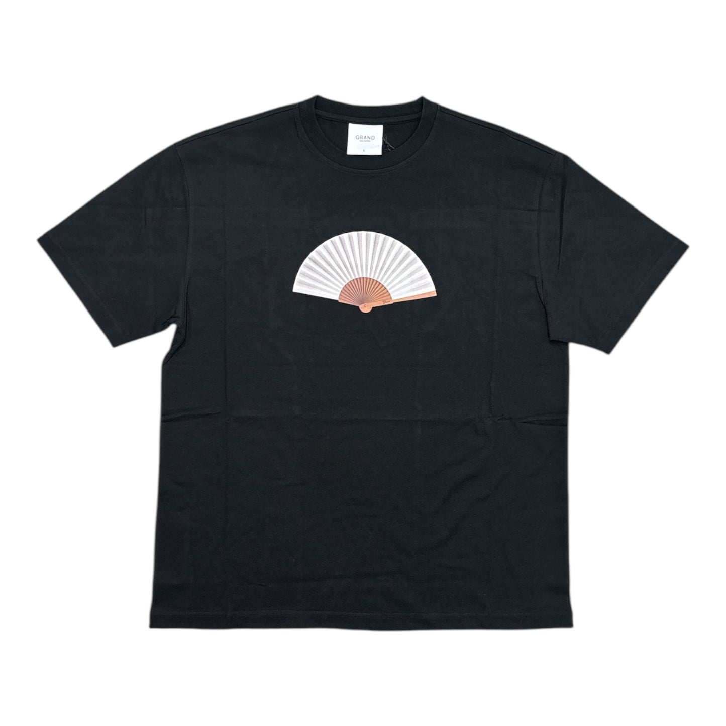 Grand Hand Fan Tee- Black