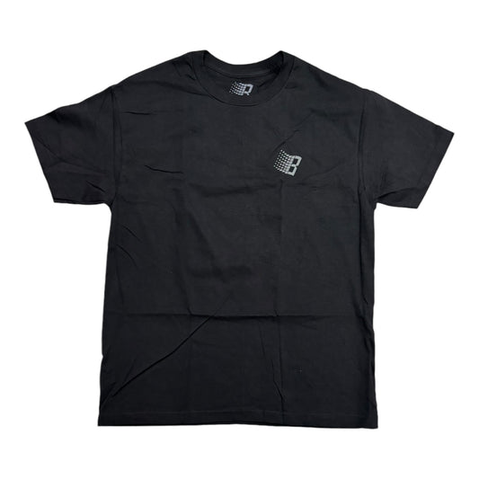 Bronze Bolted B Tee- Black FRONT