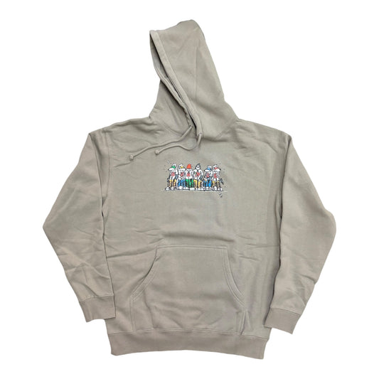 Bronze Dog Gang Hoody- Cement FRONT