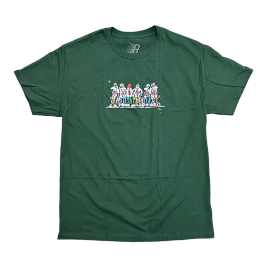 Bronze Dog Gang Tee- Forest FRONT