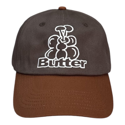 Butter Bugs 6 Panel Hat Redwood/Rust FRONT