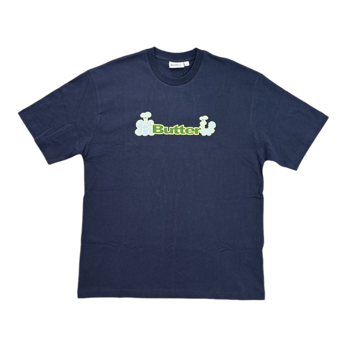 Butter Bugs Logo Tee Navy FRONT