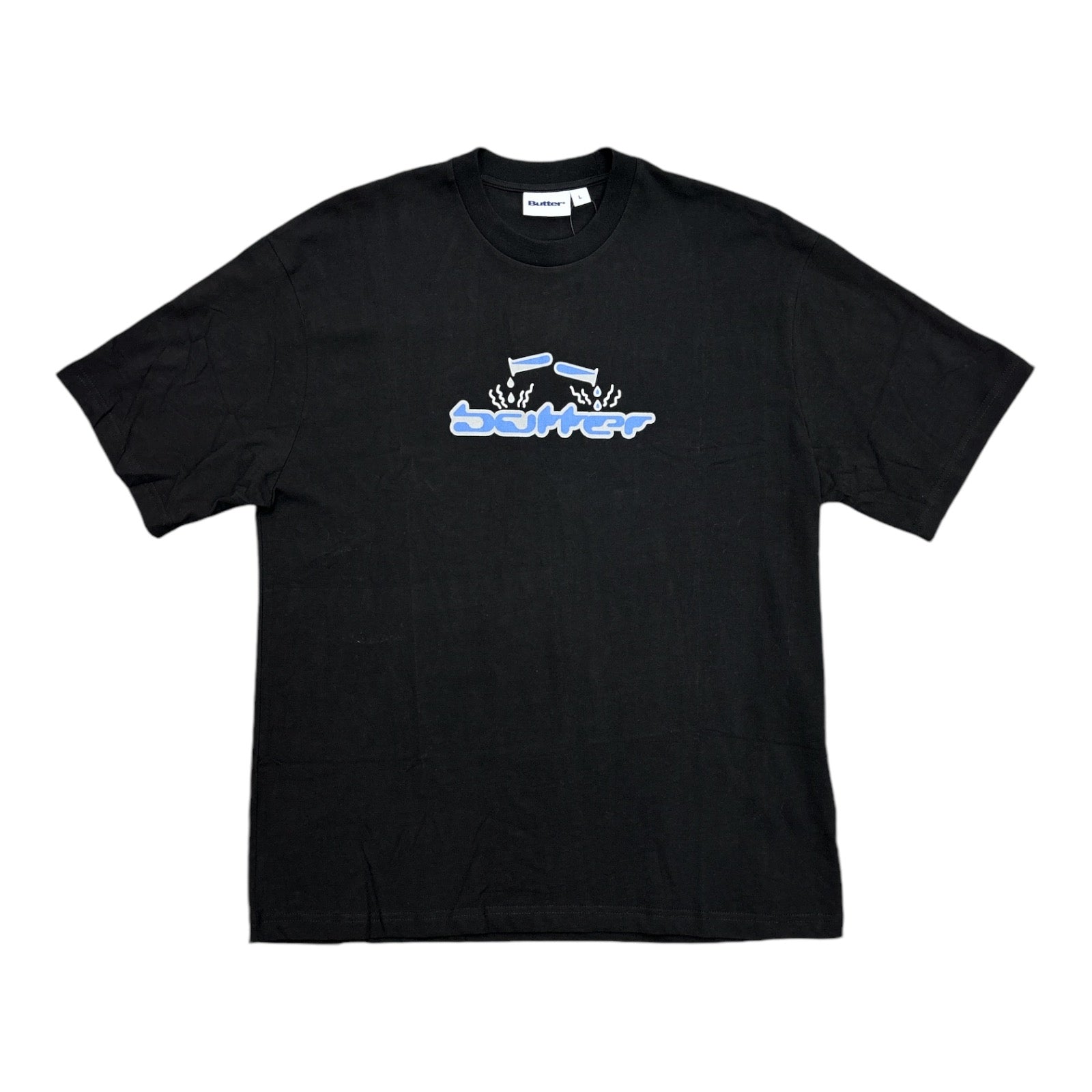 Butter Corrosive Tee Black FRONT