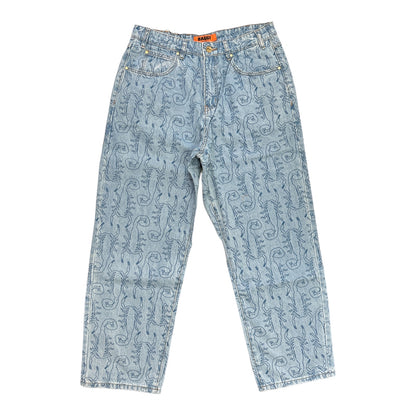 Butter Scorpion Denim Jeans Washed Indigo FRONT