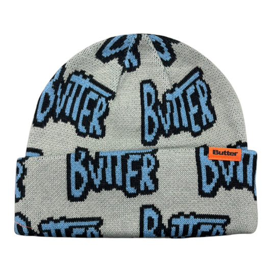 Butter Sketch Cuff Beanie Pewter FRONT