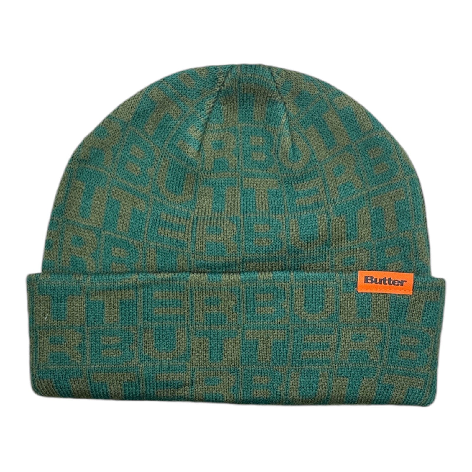 Butter Tiles Beanie Green FRONT