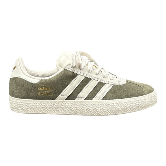Adidas Gazelle ADV- Olive Strata/Chalk White/Gold Metallic