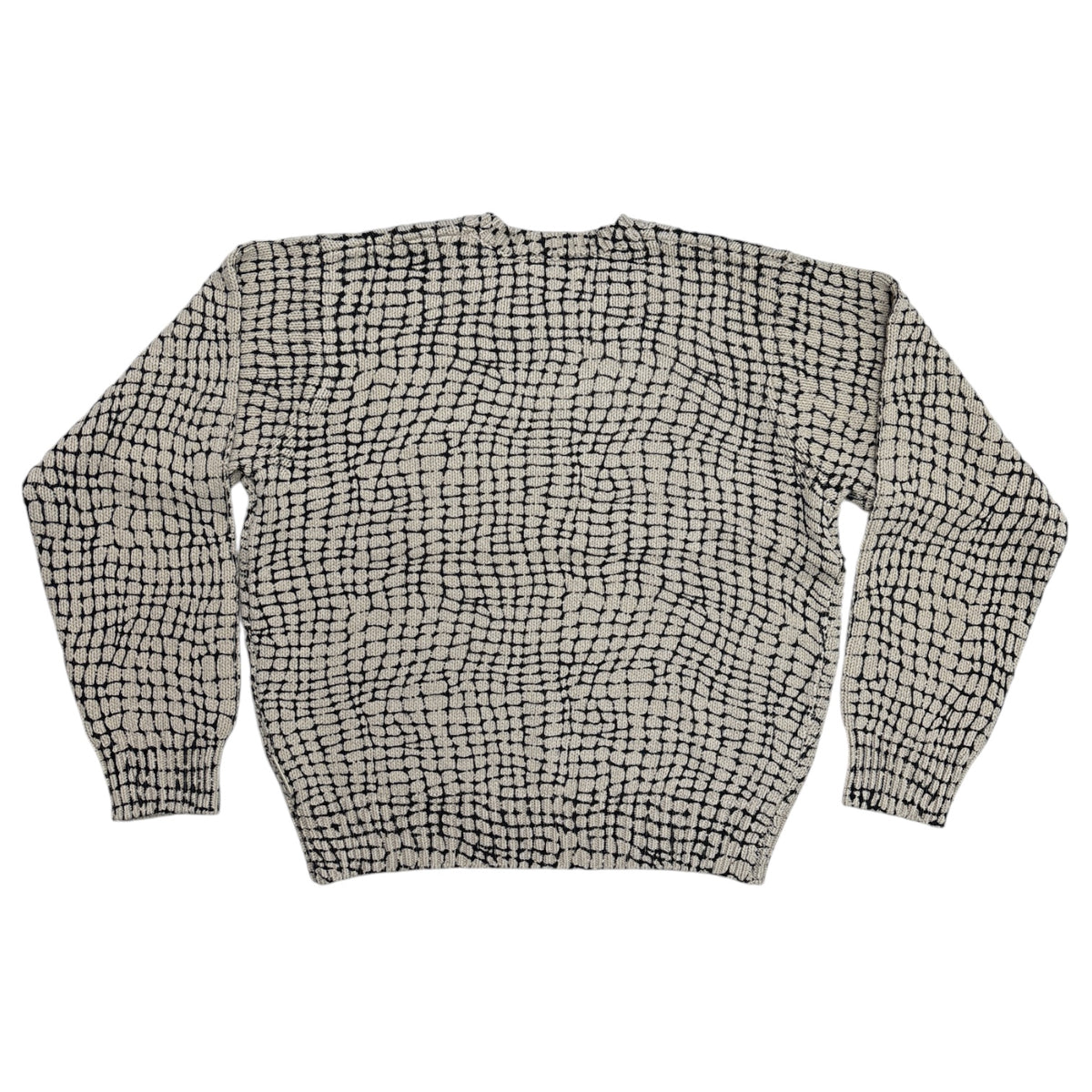 Stussy Mesh Print Sweater- Mesh Net