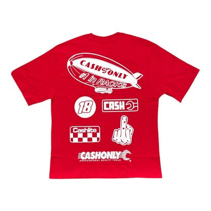 Cash Only Service Tee- Red