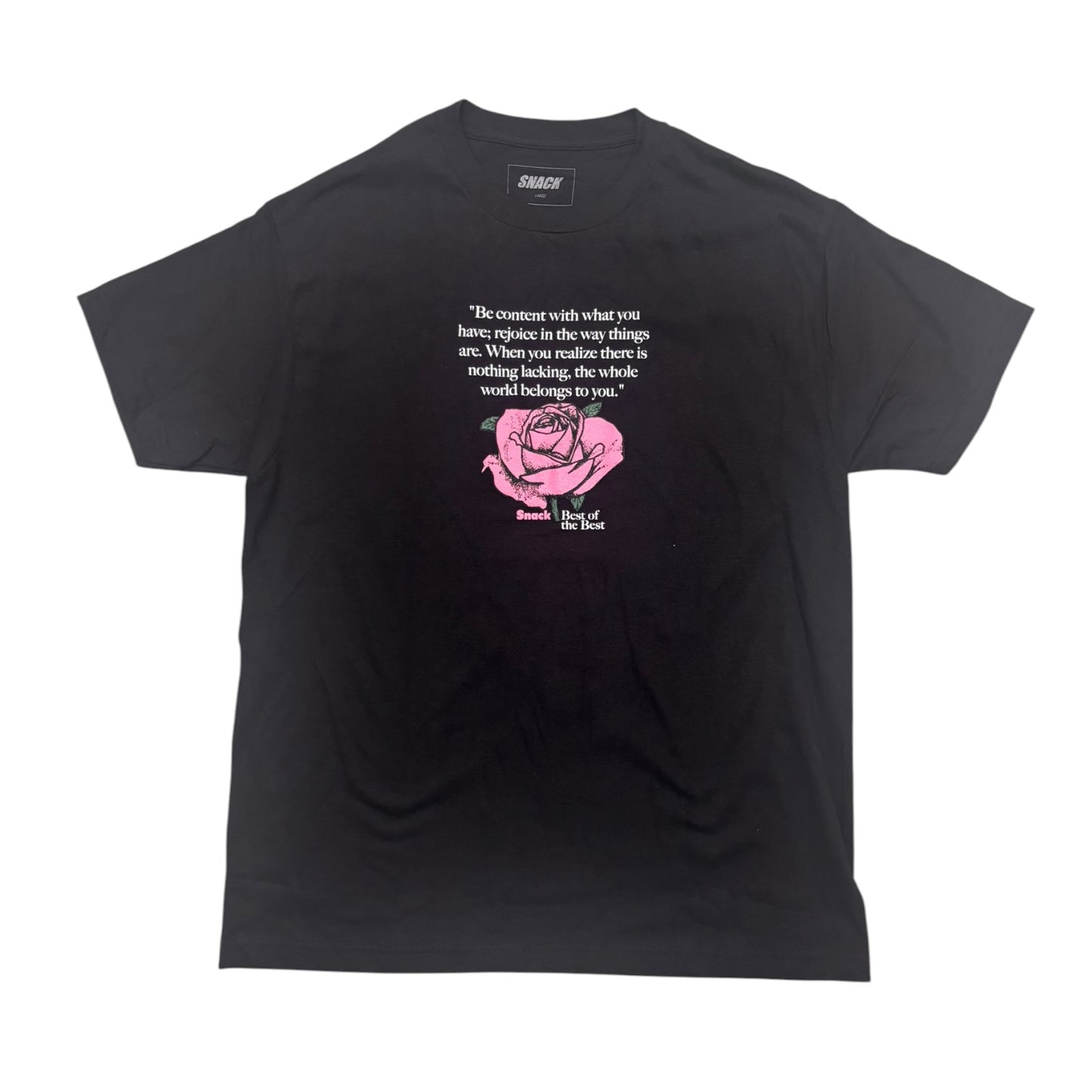 Snack Best Of The Best Tee- Black