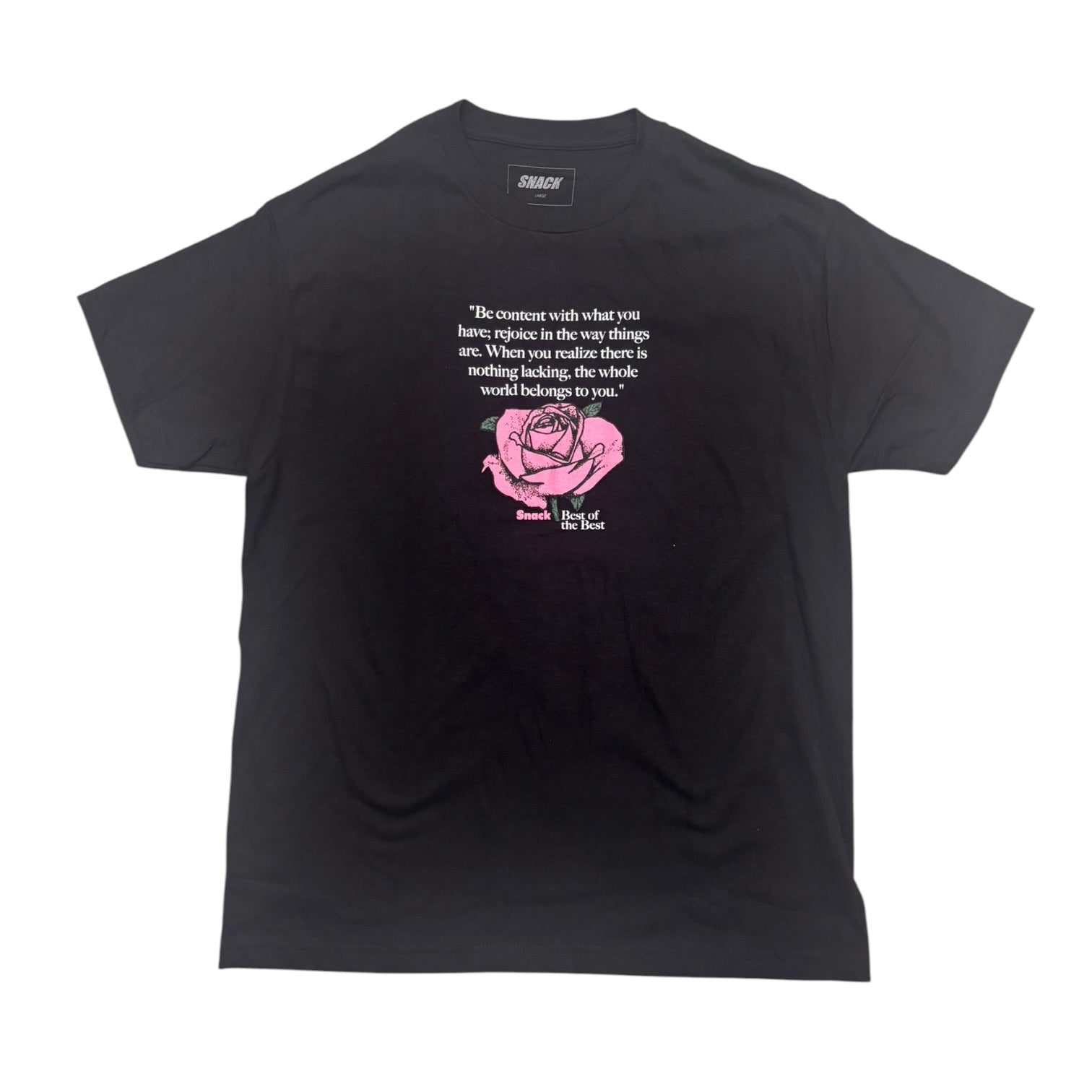 Snack Best Of The Best Tee- Black