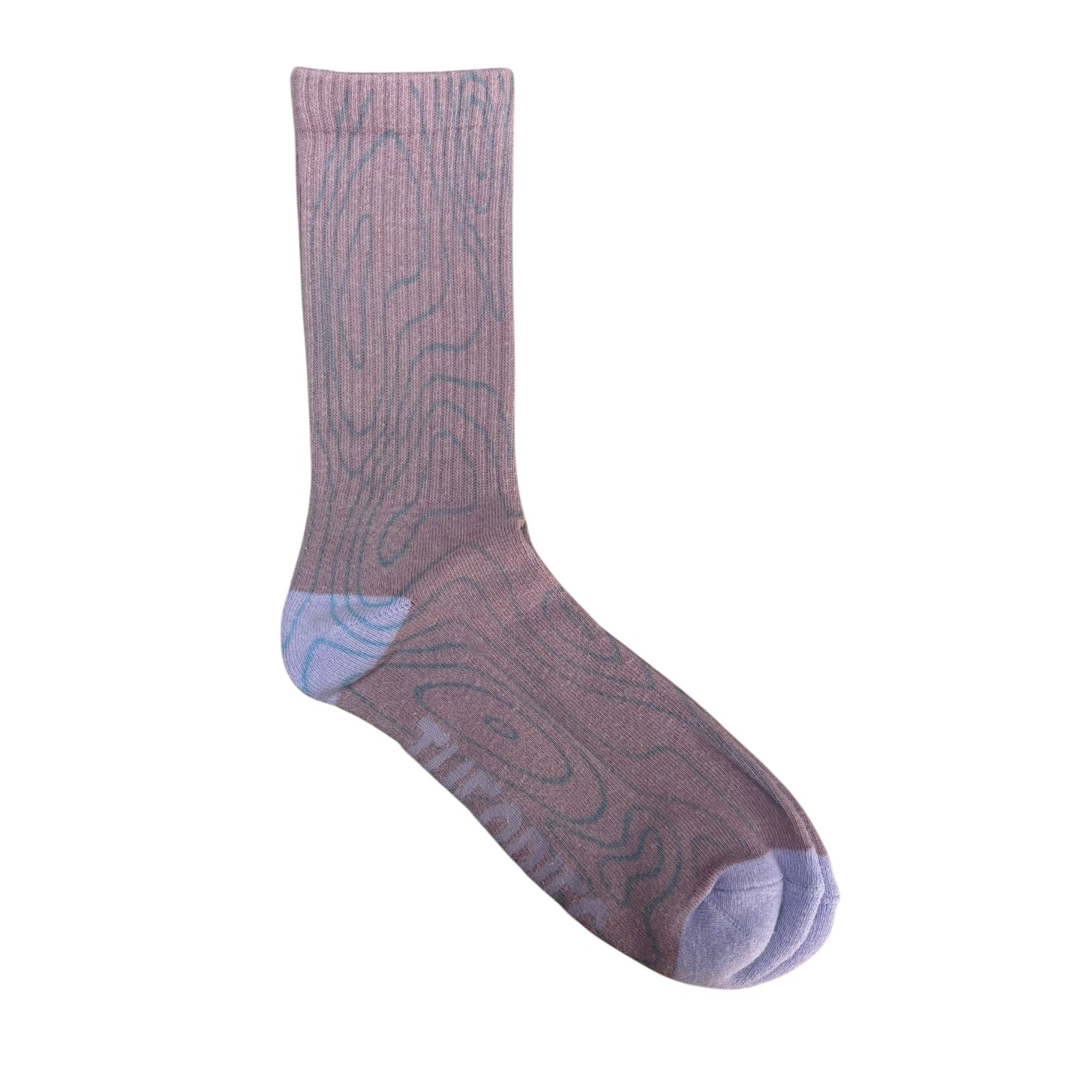 Theories Contour Crew Socks- Lavender
