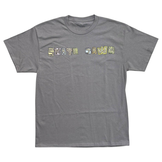 Skate Jawn Patchwork Tee- Grey