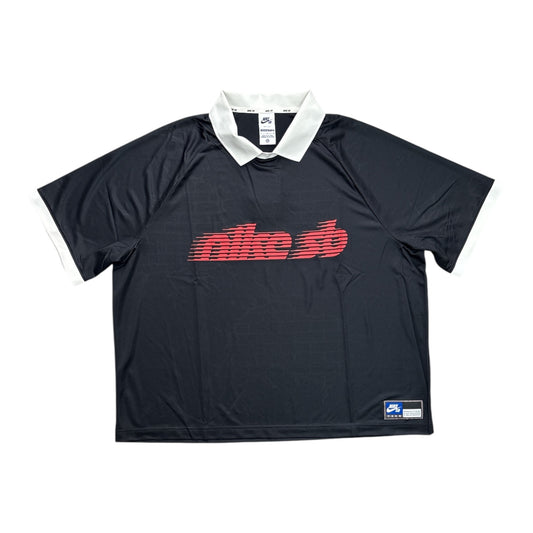 Nike Dri-FIT Jacquard Skate Jersey- Black/Sail