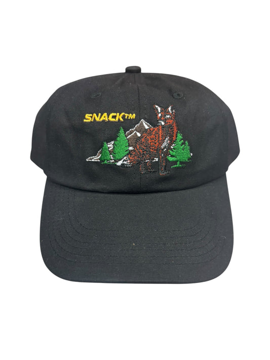 Snack Crazy Like A Fox Hat- Black