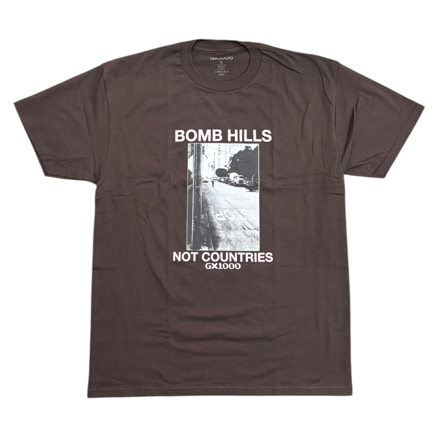 GX1000 Bomb Hills Tee- Brown/Rose