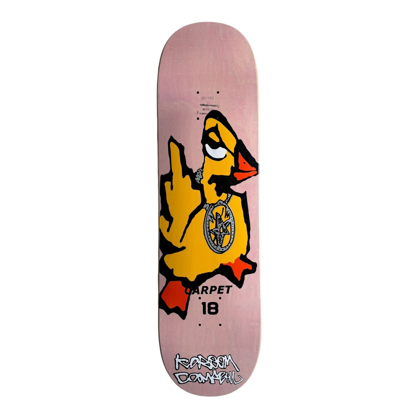 Carpet Co. Kareem Campbell Guest Deck Pink FRONT