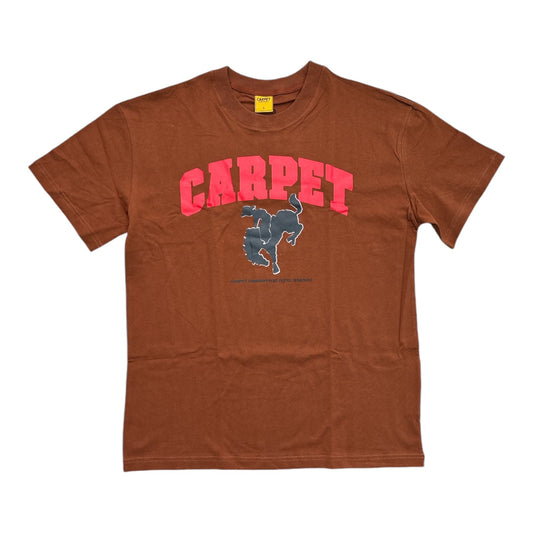 Carpet Cowboy Tee- Brown FRONT