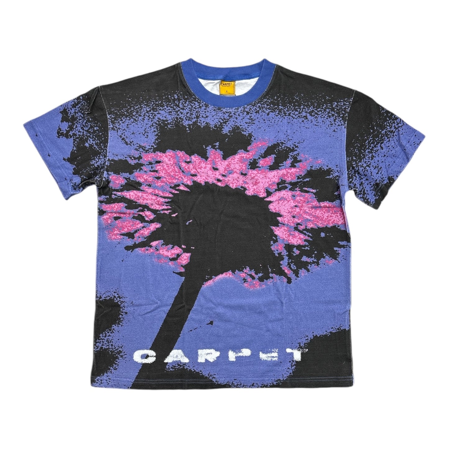 Carpet Dandelion Tee- Purple FRONT