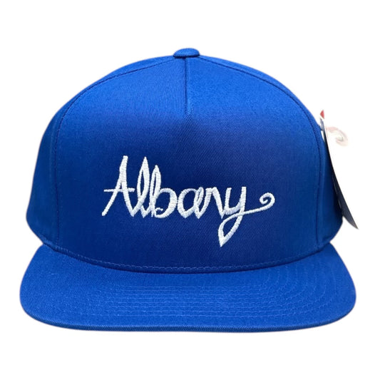 Chocolate FTS x Seasons Albany Hat- Royal Blue FRONT