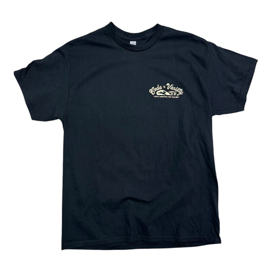 Coda Tortoise & Hare Tee Black FRONT