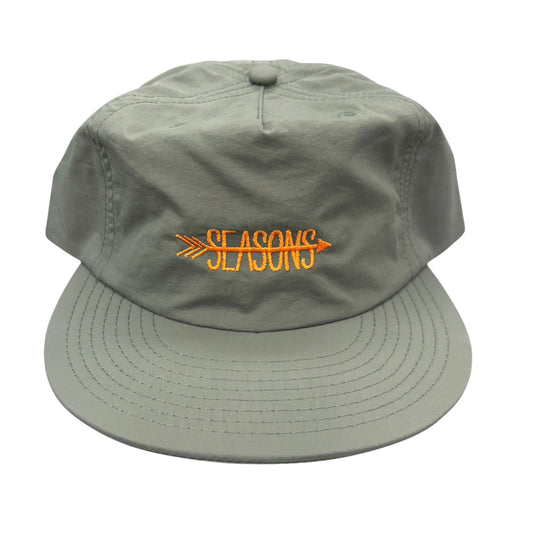 Seasons Arrow Logo Nylon Hat- Army