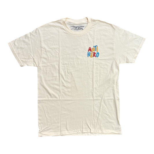 Anti Hero Bozos Tee- Cream