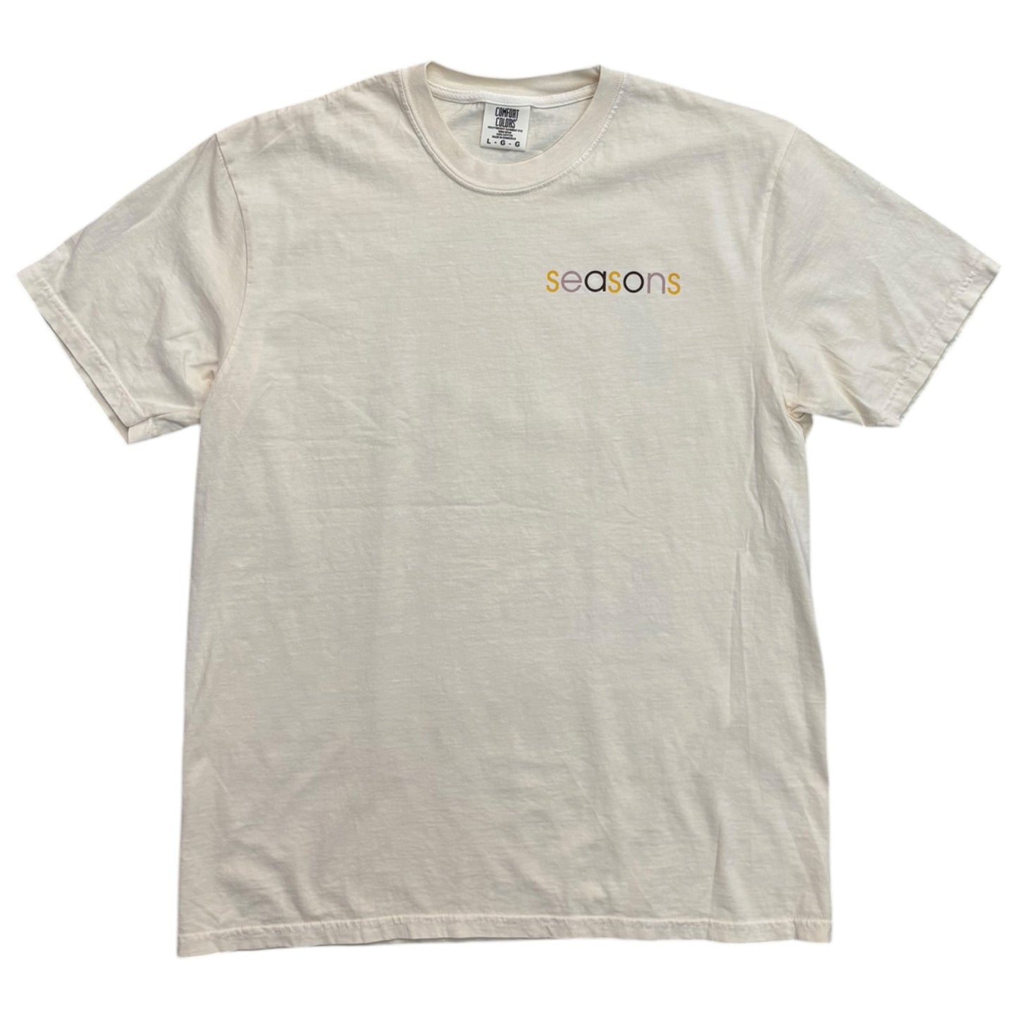 Seasons Sketchy Skyline Tee- Ivory
