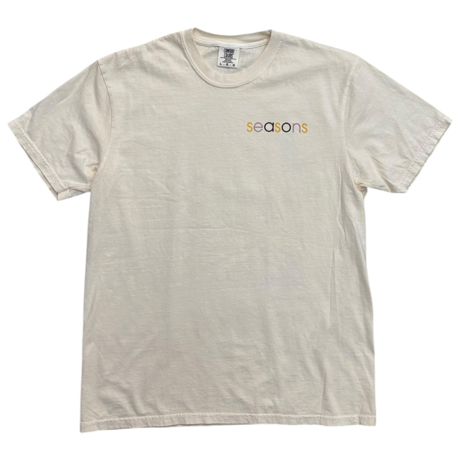Seasons Sketchy Skyline Tee- Ivory