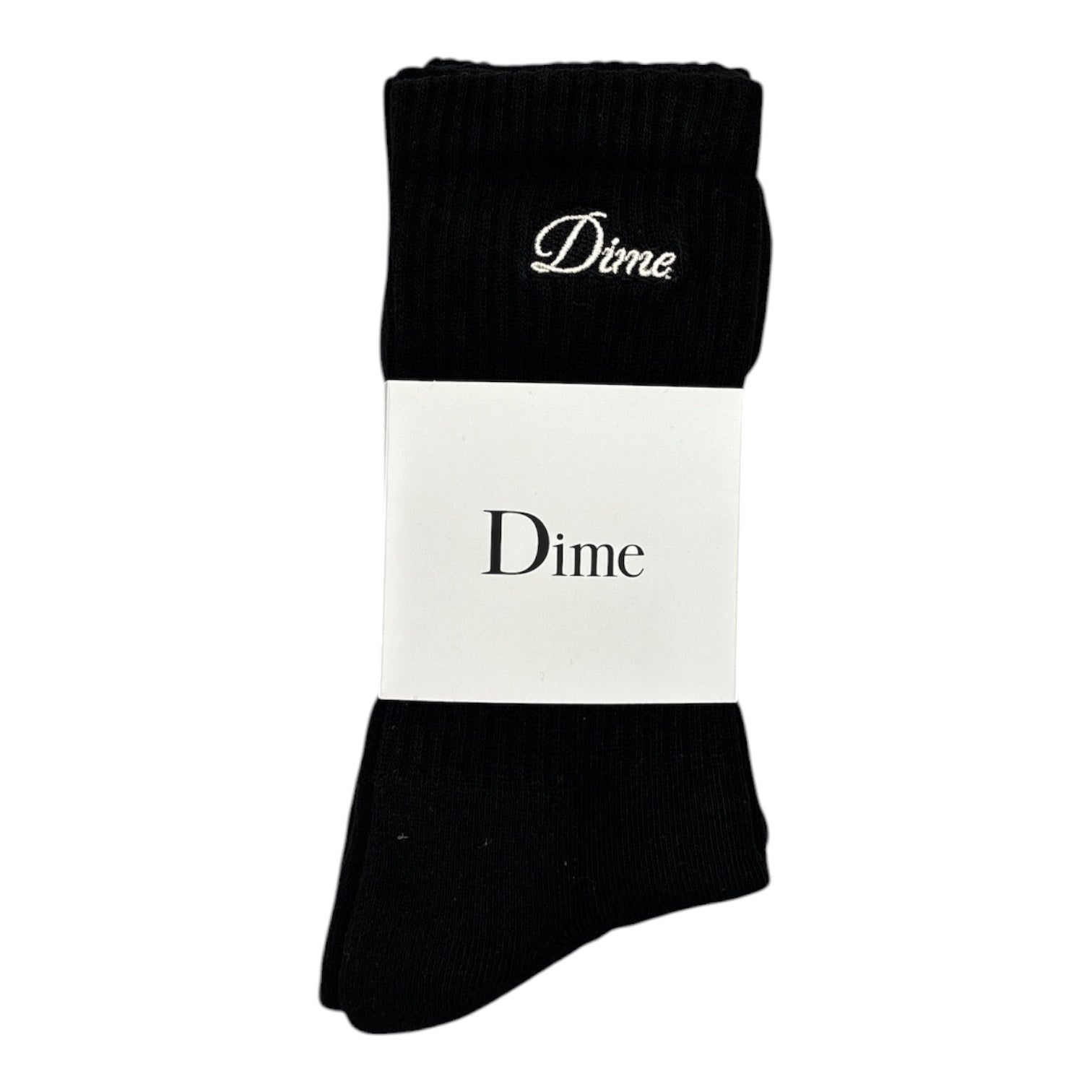 Dime 2 Pack Long Socks- Black
