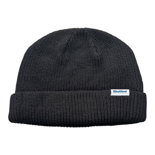 Butter Wharfie Beanie- Black