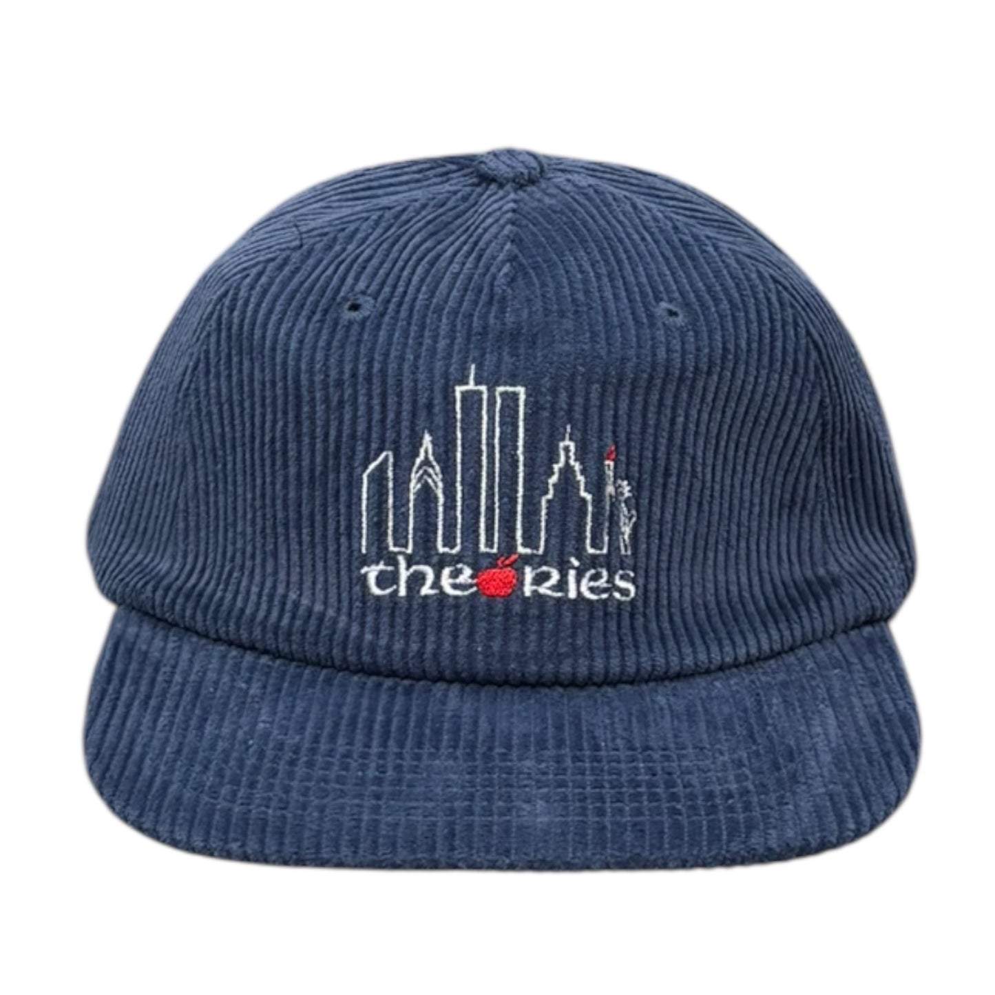 Theories Big Apple Corduroy Strapback- Blue