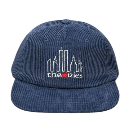 Theories Big Apple Corduroy Strapback- Blue