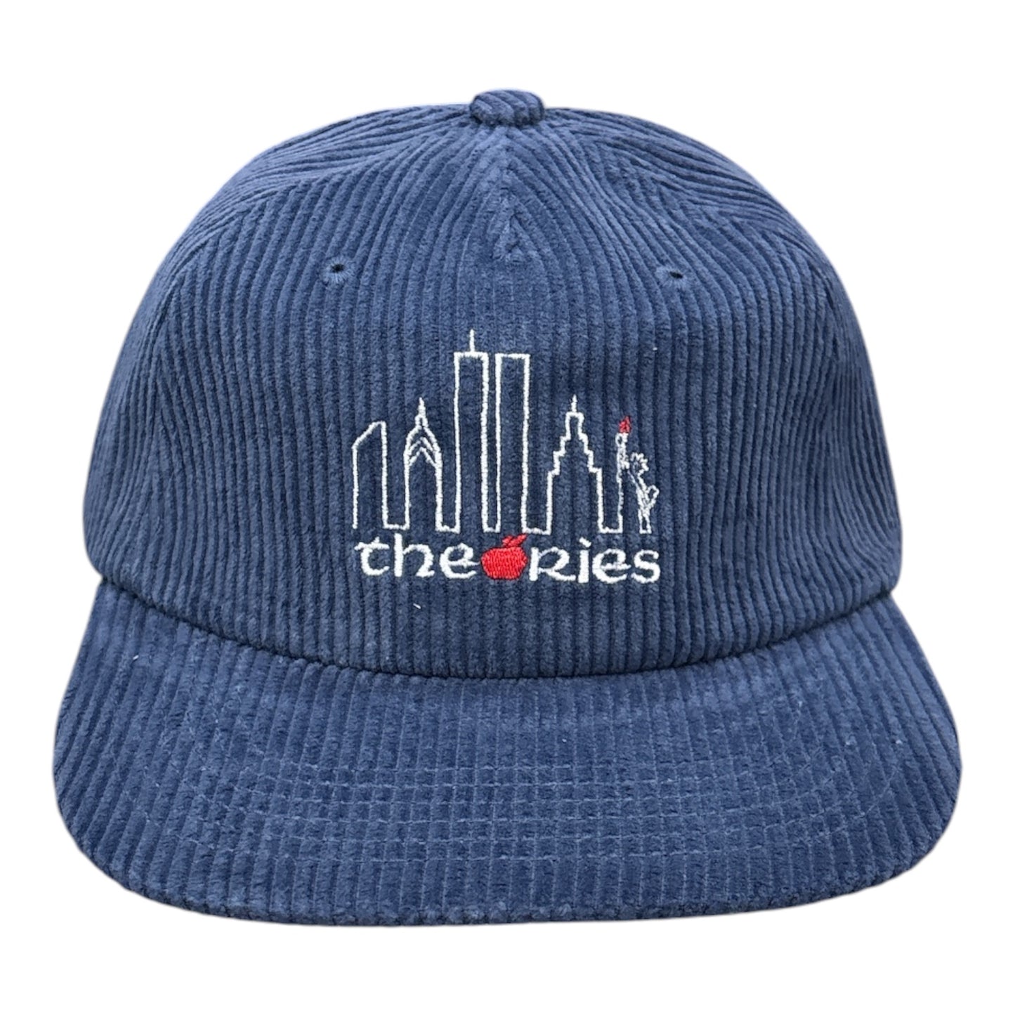 Theories Big Apple Corduroy Hat- Royal Blue