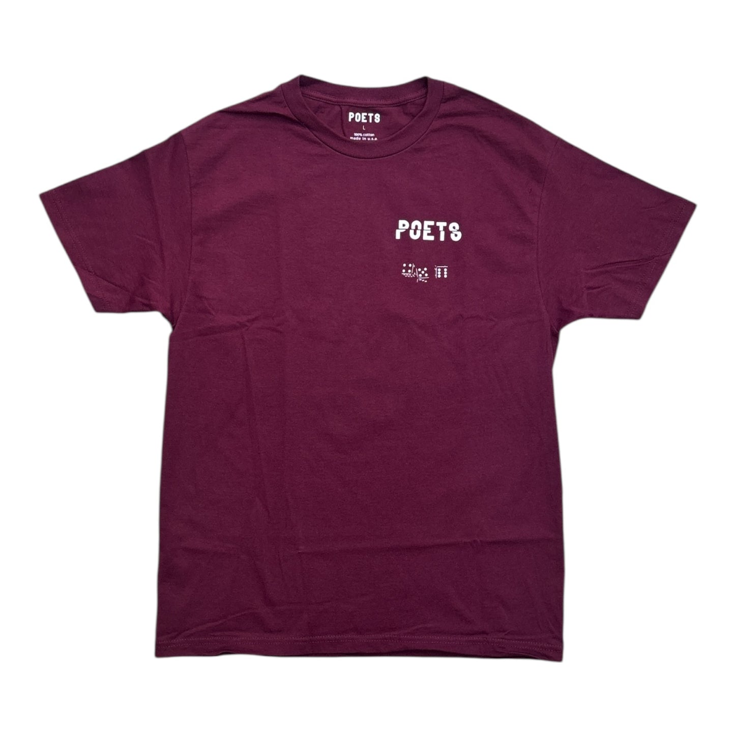 Poets Cee-Lo Tee- Burgundy