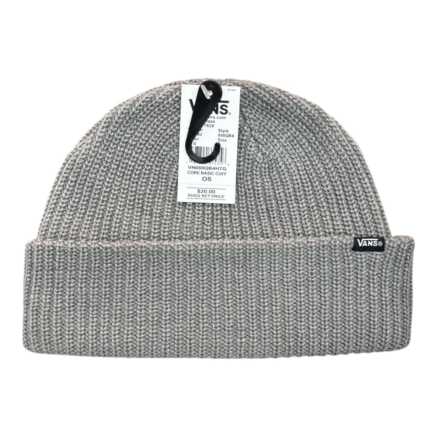 Vans Basic Cuff Beanie- Heather Grey