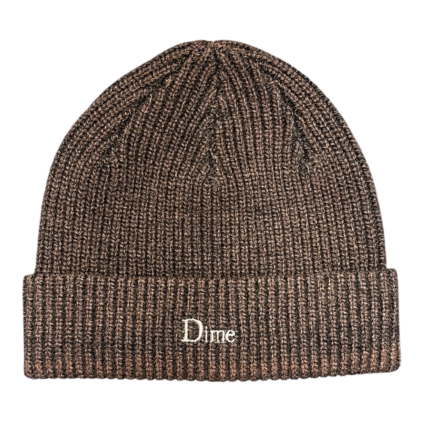 Dime Rib Fold Beanie- Oak