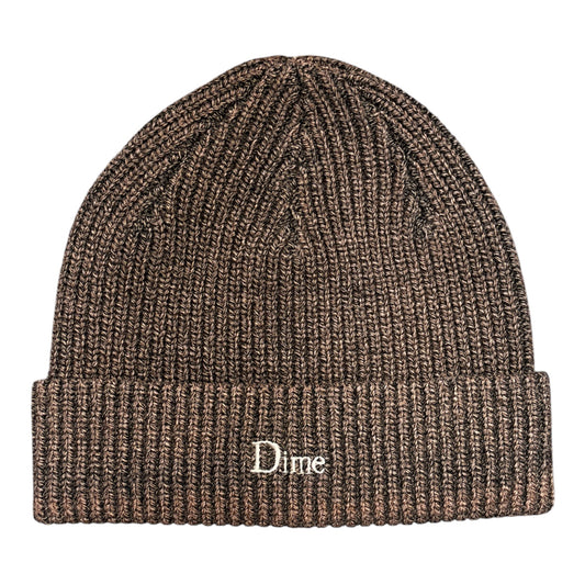 Dime Rib Fold Beanie- Oak