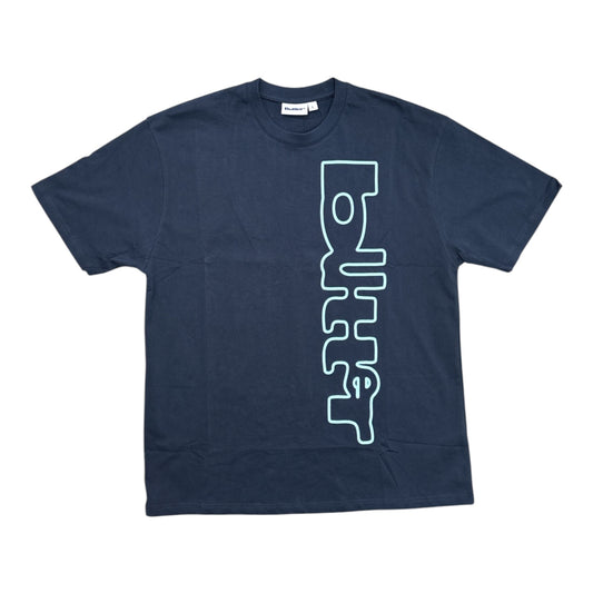 Butter Warped Tee- Navy