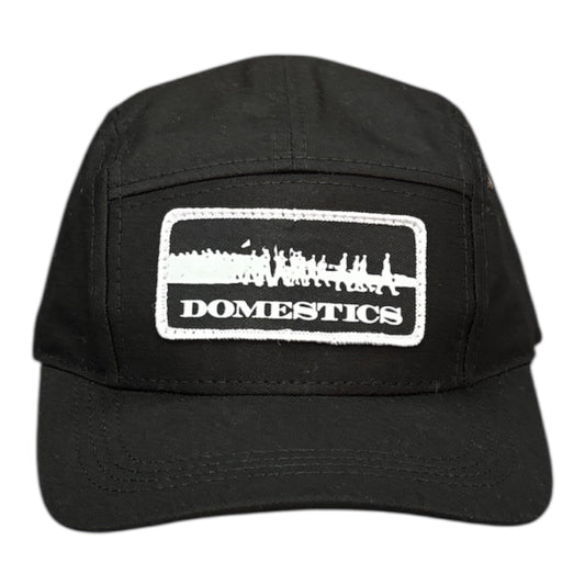 Domestics 5 Panel Hat- Black
