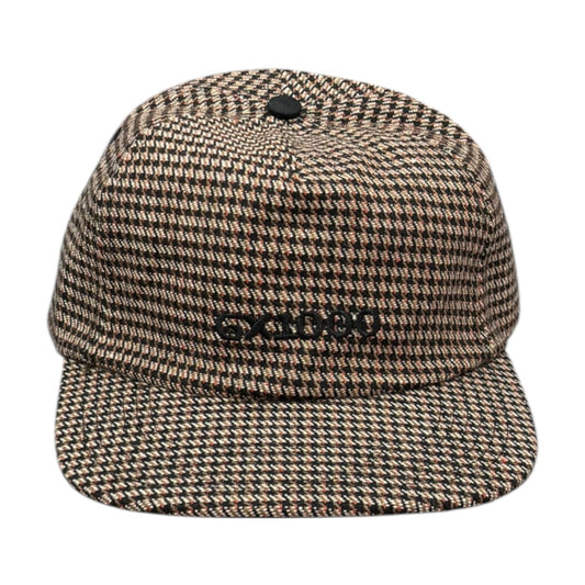 GX1000 Mini OG Logo Houndstooth Hat- Brown/Black