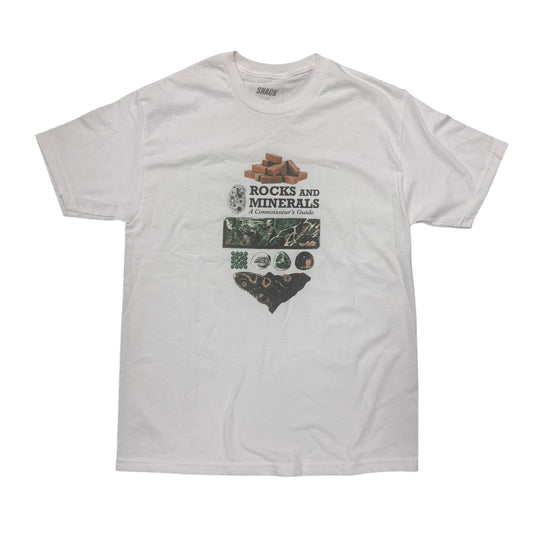 Snack Rocks & Minerals Tee- White