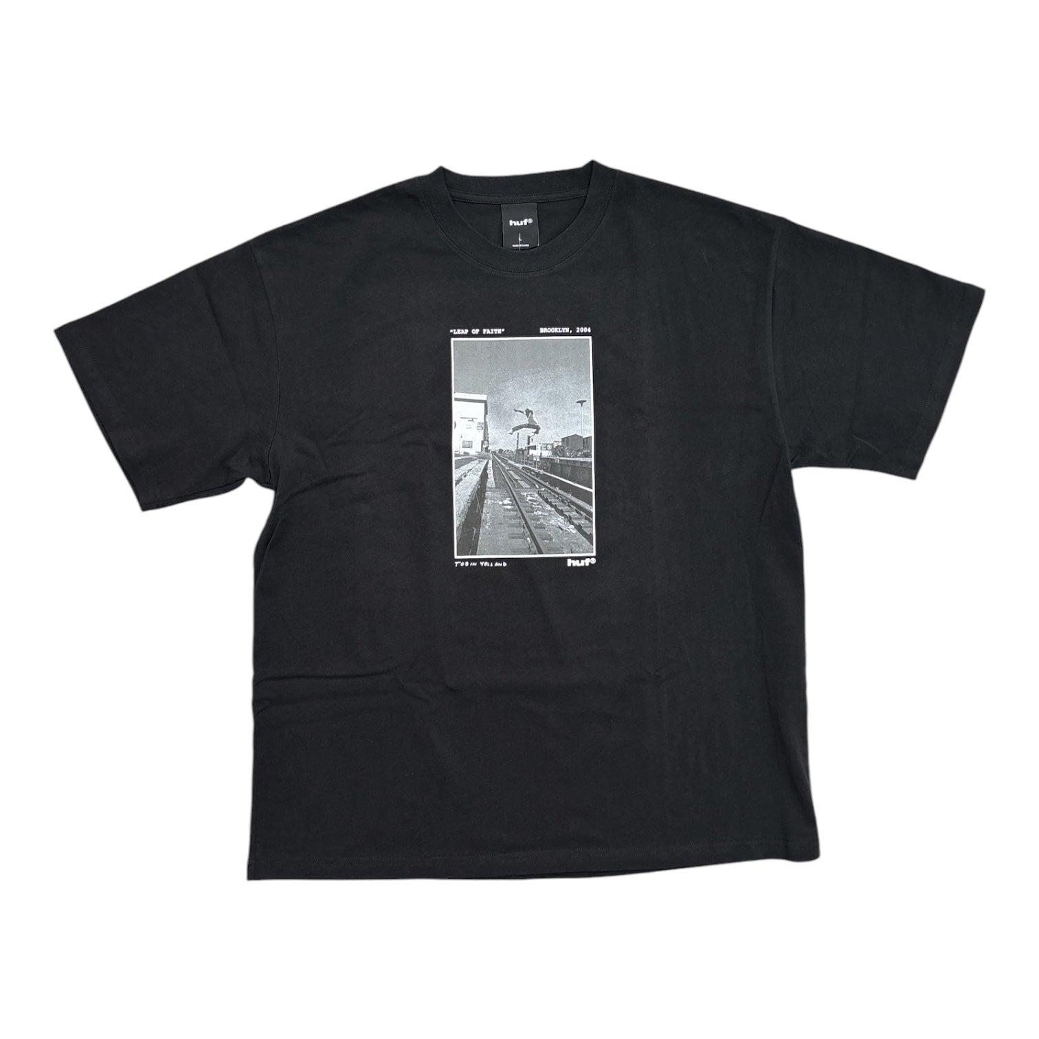 HUF Taking The Leap Tee- Black