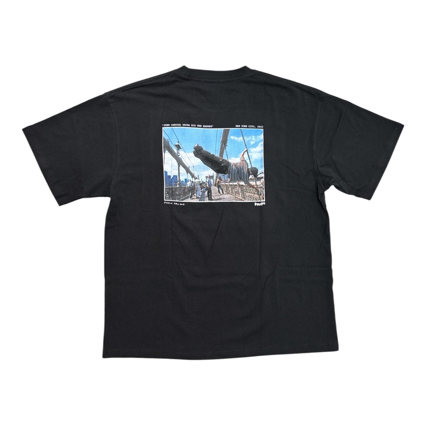 HUF Taking The Leap Tee- Black