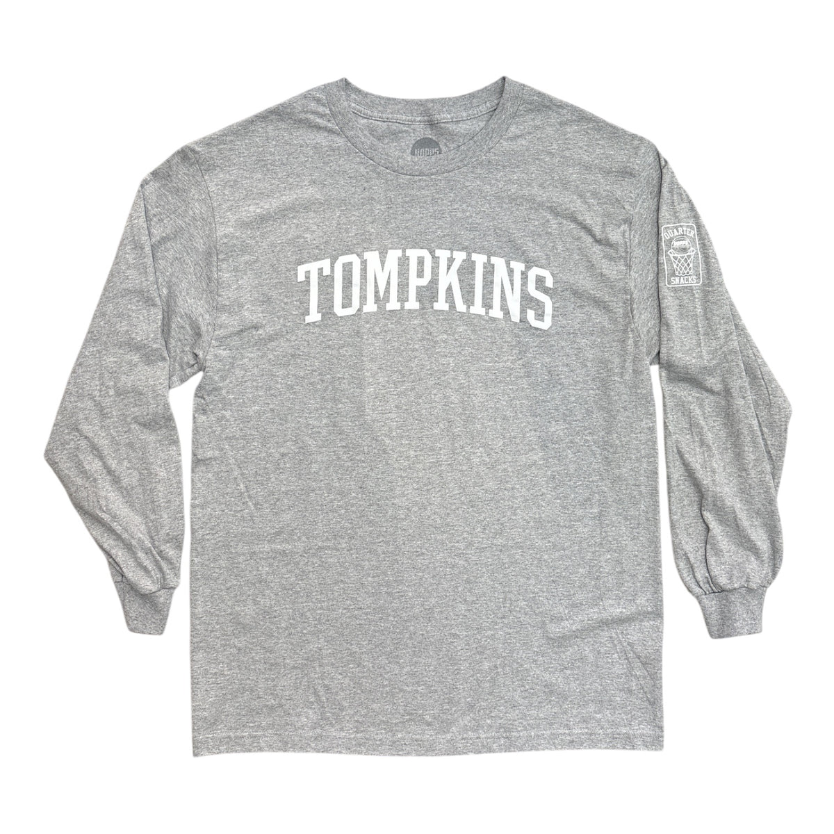 Hopps Quartersnacks TF Snackman L/S Tee- Heather Grey