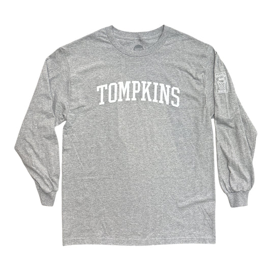 Hopps Quartersnacks TF Snackman L/S Tee- Heather Grey